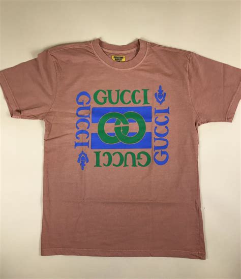 gucci print cotton t shirt fake|bootleg Gucci shirt chinatown market.